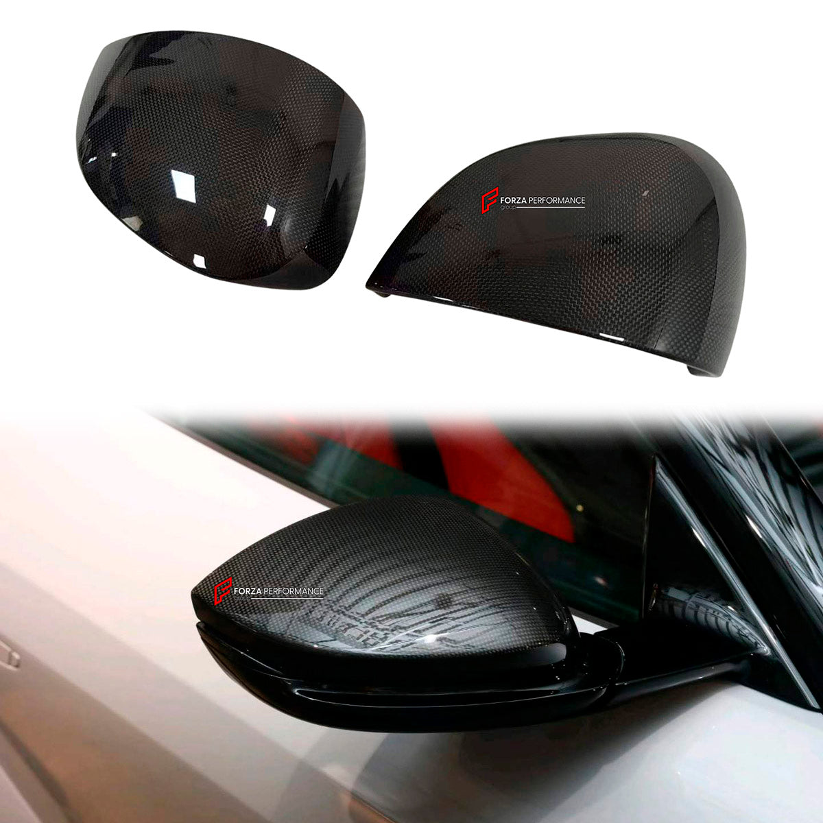 DRY CARBON Side Mirror Covers for Ferrari 12Cilindri 2024+
Set includes:

Side Mirror Covers
Material: Dry Carbon

NOTE: Professional installation is required.