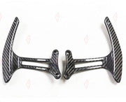 DRY CARBON SIDE MIRROR COVERS for FERRARI 458 ITALIA SPIDER SPECIALE 2009 - 2015
Set includes:

Side Mirror Covers
Material: Dry Carbon

NOTE: Professional installation is required.