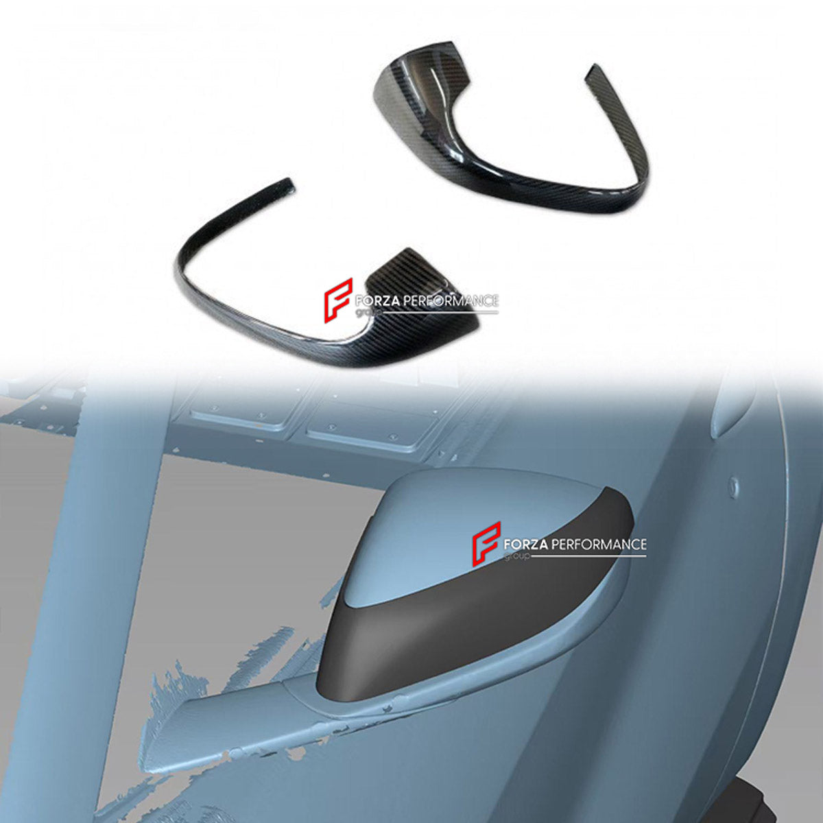 DRY CARBON SIDE MIRROR COVERS for FERRARI 812 SUPERFAST GTS 2017 - 2024 FORZA PERFORMANCE custom fit N Style

Set includes:
Side Mirror Covers

Material: Dry Carbon

NOTE: Professional installation is required.