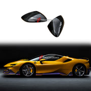 DRY CARBON SIDE MIRROR COVERS for FERRARI SF90 STRADALE SPIDER 2019+ FORZA PERFORMANCE custom fit Mansory Style

Set includes:
Side Mirror Covers

Material: Dry Carbon

NOTE: Professional installation is required.