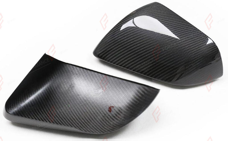 DRY CARBON SIDE MIRROR COVERS for FORD MUSTANG S550 2015 - 2023