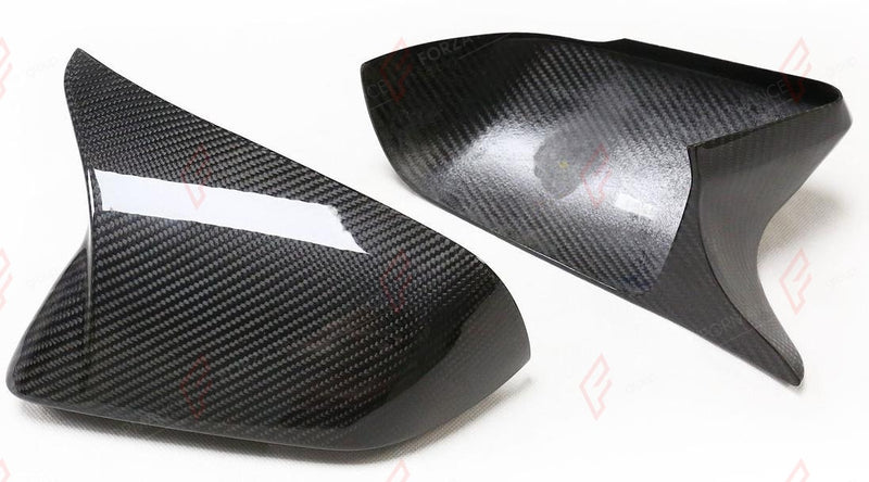 DRY CARBON SIDE MIRROR COVERS for FORD MUSTANG S550 2015 - 2023
