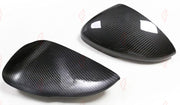 DRY CARBON SIDE MIRROR COVERS for HONDA ACCORD 10TH GEN 2018 - 2022
Set includes:

Side Mirror Covers
Material: Dry Carbon

NOTE: For mirrors with the turn-signal cutout. Add-on type - installs over the original part. Professional installation is required.