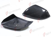 DRY CARBON SIDE MIRROR COVERS for LAMBORGHINI URUS 2018+
Set includes:

Side Mirror Covers (with or without assist-sensor cutout - your choice)
Material: Dry Carbon

NOTE: Available with or without the driver-assist sensor cutout - specify your version when ordering. Professional installation is required.