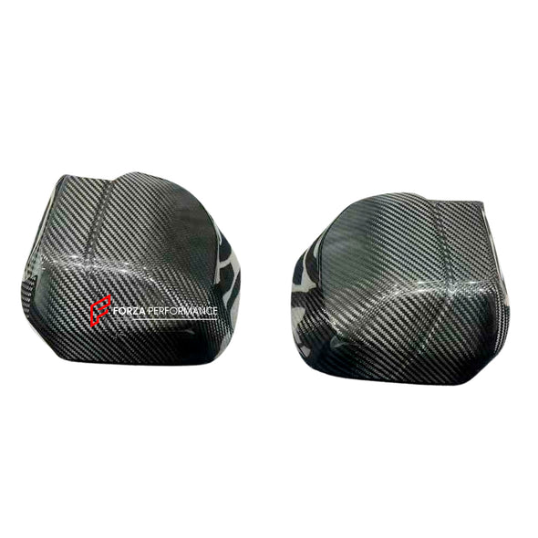 DRY CARBON SIDE MIRROR COVERS for LAND ROVER DEFENDER L663 2021+

Set includes:

Side Mirror Covers

Material: Plastic

Note: Professional installation is required.