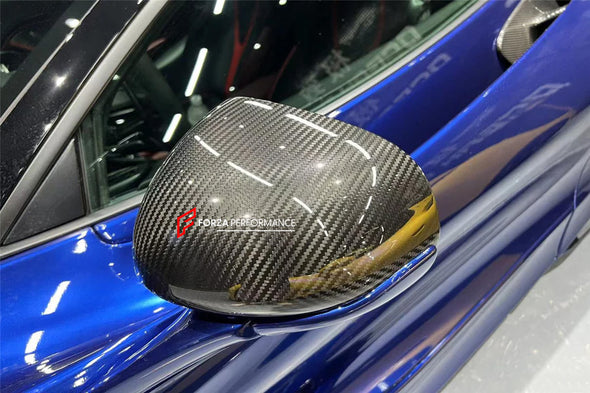 DRY CARBON SIDE MIRROR COVERS for MCLAREN 720S 2017 - 2023

Set includes:

Side Mirror Cover

Material: Carbon Fiber

Note: Professional installation is required

CONTACT US FOR PRICING