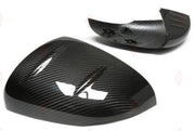 DRY CARBON SIDE MIRROR COVERS for MERCEDES BENZ A CLASS W177 2019+ Msy Style
Set includes:

Side Mirror Covers
Material: Dry Carbon

NOTE: Professional installation is required.