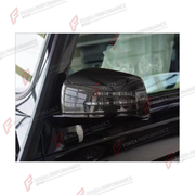 DRY CARBON SIDE MIRROR COVERS for MERCEDES-BENZ G-CLASS W463 G63 2012 - 2018

Set includes:
Side Mirror Covers

Material: Dry Carbon

NOTE: Professional installation is required.