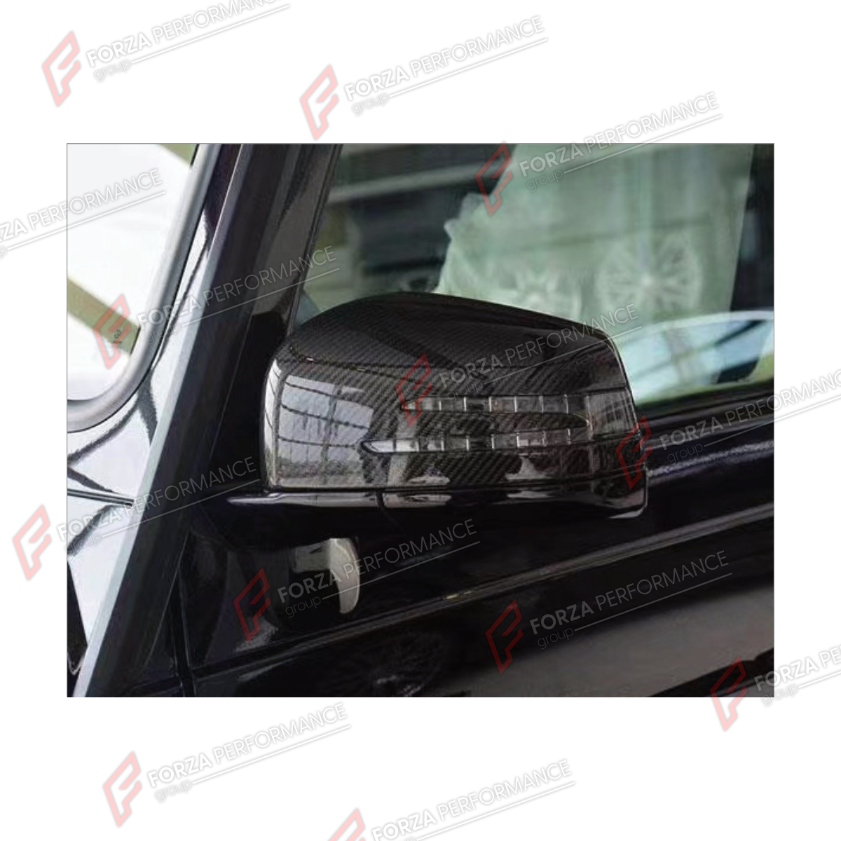 DRY CARBON SIDE MIRROR COVERS for MERCEDES-BENZ G-CLASS W463 G63 2012 - 2018

Set includes:
Side Mirror Covers

Material: Dry Carbon

NOTE: Professional installation is required.