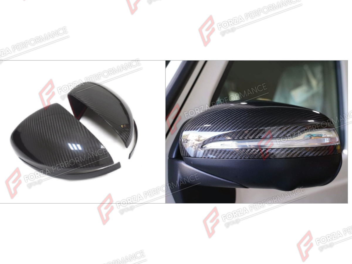 DRY CARBON SIDE MIRROR COVERS for MERCEDES-BENZ G-CLASS W464 2019 - 2024

Set includes:
Side Mirror Covers

Material: Dry Carbon

NOTE: Professional installation is required.