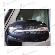 DRY CARBON SIDE MIRROR COVERS for MERCEDES-BENZ G-CLASS W464 2019 - 2024

Set includes:
Side Mirror Covers

Material: Dry Carbon

NOTE: Professional installation is required.