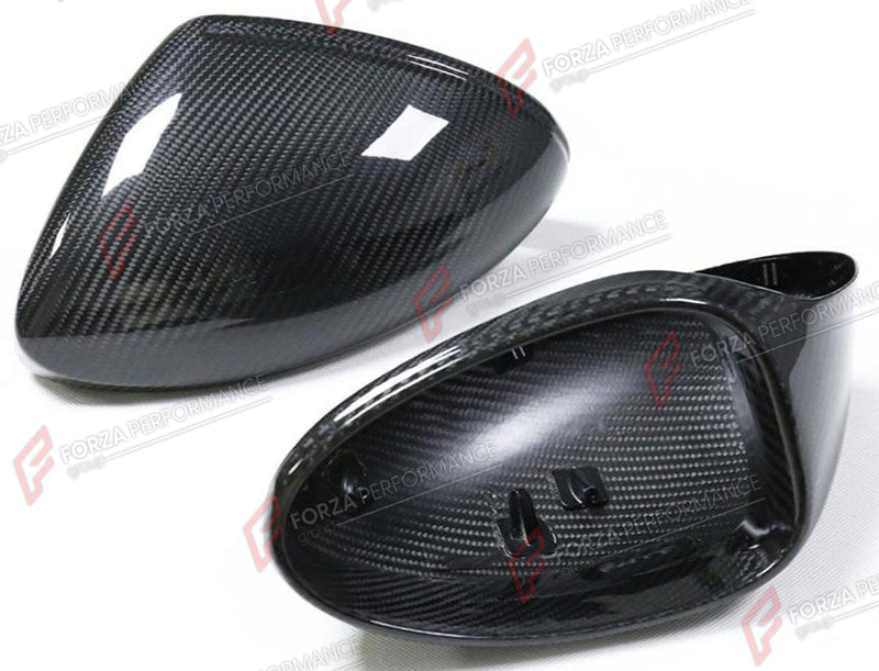 DRY CARBON SIDE MIRROR COVERS for PORSCHE 718 BOXSTER CAYMAN 982 2016+