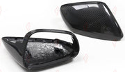 DRY CARBON SIDE MIRROR COVERS for PORSCHE 911 992 2019+
Set includes:

Side Mirror Covers
Material: Dry Carbon

NOTE: For LHD (left-hand drive) cars only. Professional installation is required.
