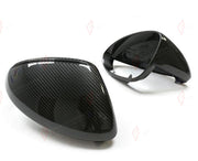 DRY CARBON SIDE MIRROR COVERS for PORSCHE CAYENNE 9Y0 9Y3 2018+
Set includes:

Side Mirror Covers
Material: Dry Carbon

NOTE: Available for LHD and RHD cars - specify your drive side. Professional installation is required.