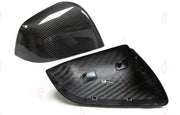 DRY CARBON SIDE MIRROR COVERS for TESLA MODEL Y 2020 - 2025
Set includes:

Side Mirror Covers
Material: Dry Carbon

NOTE: Add-on type - installs over the original part. Professional installation is required.