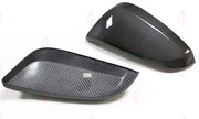 DRY CARBON SIDE MIRROR COVERS for TOYOTA HIGHLANDER XU70 2020+
Set includes:

Side Mirror Covers
Material: Dry Carbon

NOTE: Add-on type - installs over the original part. Professional installation is required.