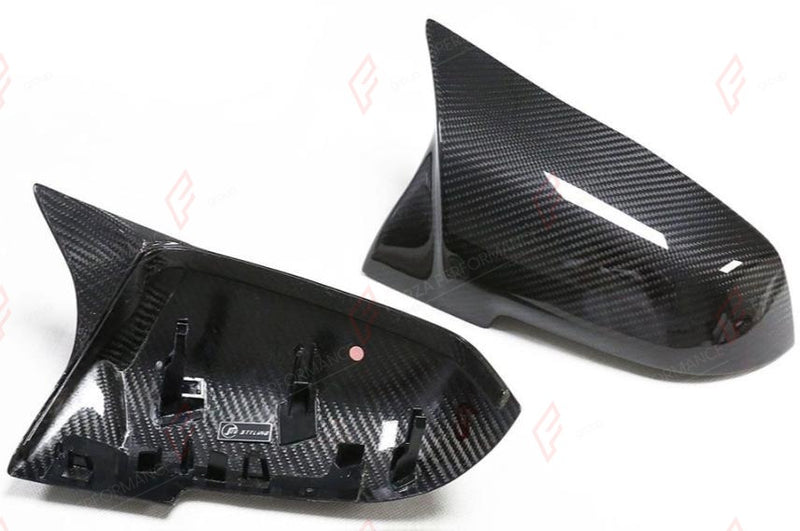 DRY CARBON SIDE MIRROR COVERS M STYLE for BMW 4 SERIES F32 F33 F36 2014 - 2020