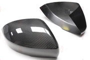DRY CARBON SIDE MIRROR COVERS STICK ON for RANGE ROVER L405 2013 - 2021
Set includes:

Side Mirror Covers
Material: Dry Carbon

NOTE: Add-on type - installs over the original part. Professional installation is required.