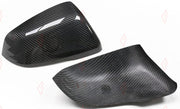 DRY CARBON SIDE MIRROR COVERS STICK ON for TOYOTA SUPRA A90 A91 2019+
Set includes:

Side Mirror Covers
Material: Dry Carbon

NOTE: Add-on type - installs over the original part. Professional installation is required.