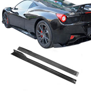DRY CARBON SIDE SKIRTS for FERRARI 458 2009 - 2015

Set includes:

Side Skirts

Material: Carbon Fiber

NOTE: Professional installation is required.

CONTACT US FOR PRICING