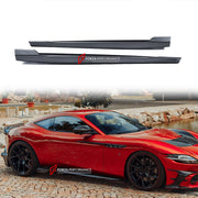 DRY CARBON SIDE SKIRTS for FERRARI ROMA 2020+ FORZA PERFORMANCE custom fit Mansory Style

Set includes:
Side Skirts

Material: Dry Carbon

NOTE: Professional installation is required.
