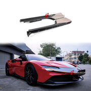 DRY CARBON SIDE SKIRTS for FERRARI SF90 STRADALE SPIDER 2019+ FORZA PERFORMANCE custom fit OEM Style

Set includes:
Side Skirts

Material: Dry Carbon

NOTE: Professional installation is required.