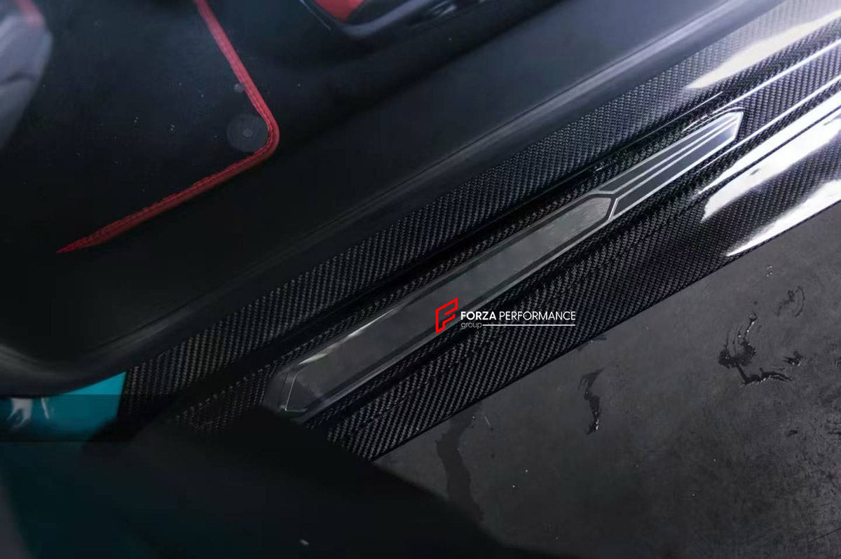 DRY CARBON SIDE SKIRTS for LAMBORGHINI HURACAN EVO 2019 - 2024

Set includes:
Side Skirts

Material: Dry Carbon

NOTE: Professional installation is required.