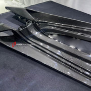 DRY CARBON SIDE SKIRTS for LAMBORGHINI HURACAN EVO 2019 - 2024

Set includes:
Side Skirts

Material: Dry Carbon

NOTE: Professional installation is required.
