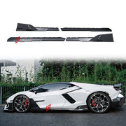 DRY CARBON SIDE SKIRTS for LAMBORGHINI REVUELTO 2023+ FORZA PERFORMANCE custom fit Mansory Style

Set includes:
Side Skirts

Material: Dry Carbon

NOTE: Professional installation is required.