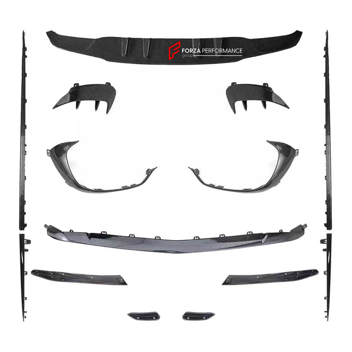 DRY CARBON SIDE SKIRTS for MERCEDES-BENZ A-CLASS AMG W177 A45 2018+

Set includes:
Side Skirts

Material: Dry Carbon

NOTE: Professional installation is required.
