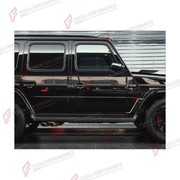 DRY CARBON SIDE SKIRTS for MERCEDES-BENZ G-CLASS W464 2019 - 2024 FORZA PERFORMANCE custom fit Top Style

Set includes:
Side Skirts

Material: Dry Carbon

NOTE: Professional installation is required.