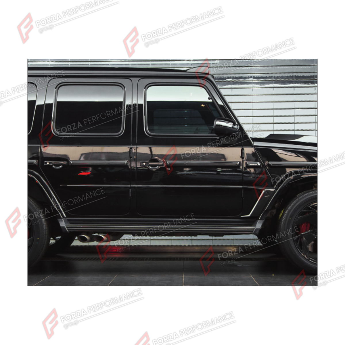 DRY CARBON SIDE SKIRTS for MERCEDES-BENZ G-CLASS W464 2019 - 2024 FORZA PERFORMANCE custom fit Top Style

Set includes:
Side Skirts

Material: Dry Carbon

NOTE: Professional installation is required.