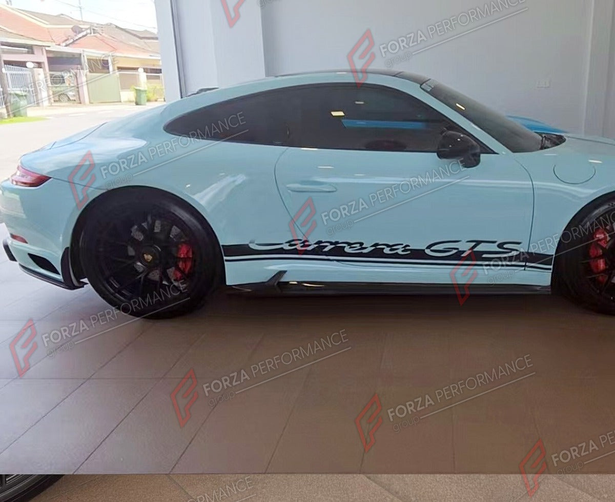 DRY CARBON SIDE SKIRTS for PORSCHE 911 991 2017 - 2019 FORZA PERFORMANCE Custom Fit
Set includes:

Side Skirts
Material: Dry Carbon

NOTE: Professional installation is required.

Why “Contact Us for Pricing”?
We don’t display fixed prices because our goal is to offer you the most competitive deal possible. Product costs often decrease over time, and by requesting a quote, you’ll receive our most up-to-date price on market.

SECURED PAYMENT METHODS
PayPal (+4.4% fee)
Visa / Mastercard / American Express (thr