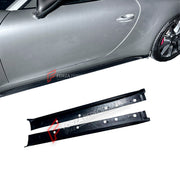 DRY CARBON SIDE SKIRTS for PORSCHE 911 991 CARRERA S C2S NARROW BODY 2011 - 2020

Set includes:
Side Skirts

Material: Dry Carbon

Note: Professional installation is required.

CONTACT US FOR PRICING