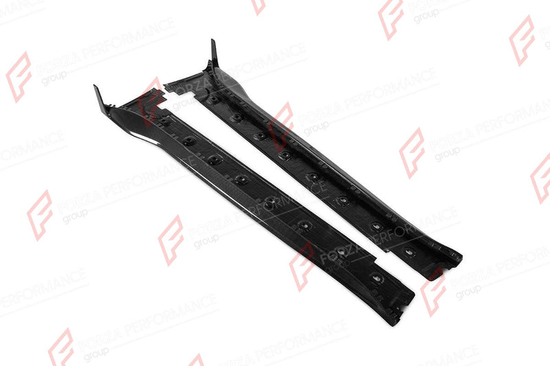 DRY CARBON SIDE SKIRTS for PORSCHE 911 992 TURBO S 2020+
