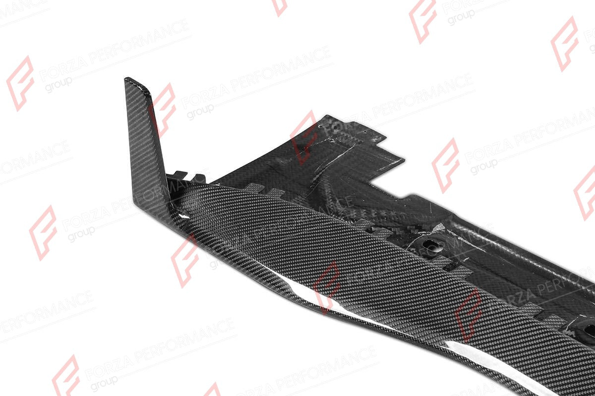 DRY CARBON SIDE SKIRTS for PORSCHE 911 992 TURBO S 2020+

Set includes:
Side Skirts

Material: Dry Carbon

NOTE: Professional installation is required.