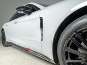 DRY CARBON SIDE SKIRTS for PORSCHE PANAMERA 971 2023 Forza Performance custom fit buy sport design style