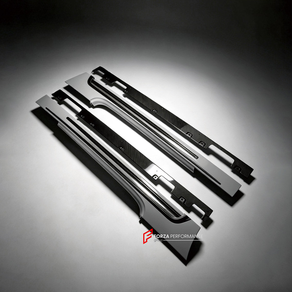 DRY CARBON SIDE SKIRTS for ROLLS-ROYCE WRAITH 2013 - 2023 FORZA PERFORMANCE custom fit Mansory Style

Set includes:
Side Skirts

Material: Dry Carbon

NOTE: Professional installation is required.