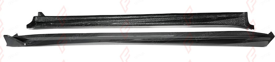 DRY CARBON SIDE SKIRTS for TESLA MODEL Y JUNIPER 2025+
Set includes:

Side Skirts
Material: Dry Carbon

NOTE: Professional installation is required.
