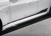 DRY CARBON SIDE SKIRTS MP STYLE for BMW M5 G90 2025+
Set includes:

Side Skirts
Material: Dry Carbon

NOTE: Add-on type - installs over the original part. Professional installation is required.
