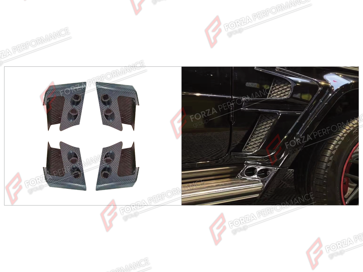 DRY CARBON SIDE STEP CORNERS for MERCEDES-BENZ G-CLASS W464 2019 - 2024

Set includes:
Side Step Corners

Material: Dry Carbon

NOTE: Professional installation is required.