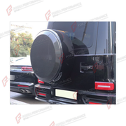 DRY CARBON SPARE TIRE COVER FRAME for MERCEDES-BENZ G-CLASS W464 2019 - 2024

Set includes:
Spare Tire Cover Frame

Material: Dry Carbon

NOTE: Professional installation is required.