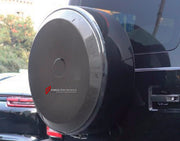 DRY CARBON SPARE WHEEL TIRE COVER for MERCEDES-BENZ G-CLASS W463 2008 - 2018

Set includes:
Spare Wheel Tire Cover

Material: Dry Carbon

NOTE: Professional installation is required.
