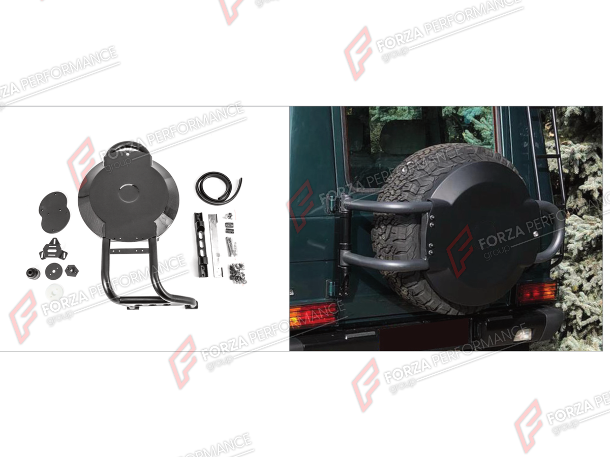 DRY CARBON SPARE WHEEL TIRE COVER WITH HOLDERS for MERCEDES-BENZ G-CLASS W464 4X4 2019 - 2024

Set includes:
Spare Wheel Tire Cover With Holders

Material: Dry Carbon

NOTE: Professional installation is required.