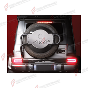 DRY CARBON SPARE WHEEL TIRE COVER WITH HOLDERS for MERCEDES-BENZ G-CLASS W464 4X4 2019 - 2024

Set includes:
Spare Wheel Tire Cover With Holders

Material: Dry Carbon

NOTE: Professional installation is required.
