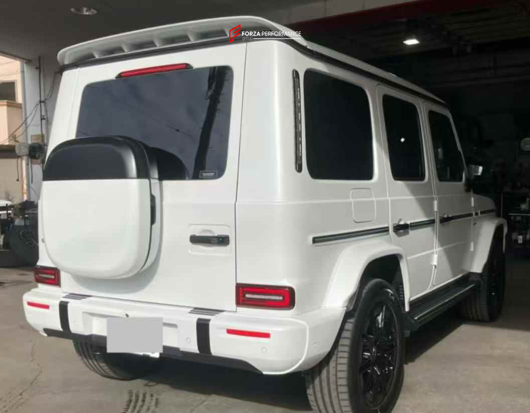 DRY CARBON SPOILER for MERCEDES BENZ AMG G63 W465 G350 G500 G550 AMG G63 2024+

Set includes:

Spoiler

Material: Dry carbon

NOTE: Professional installation is required

CONTACT US FOR PRICING