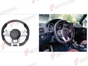 DRY CARBON STEERING WHEEL for MERCEDES-BENZ G-CLASS W464 G63 G350 G350D G400D G500 G550 2019 - 2024

Set includes:
Steering Wheel

Material: Dry Carbon

NOTE: Professional installation is required.