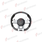 DRY CARBON STEERING WHEEL for MERCEDES-BENZ G-CLASS W464 G63 G350 G350D G400D G500 G550 2019 - 2024

Set includes:
Steering Wheel

Material: Dry Carbon

NOTE: Professional installation is required.