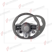 DRY CARBON STEERING WHEEL for MERCEDES-BENZ G-CLASS W464 G63 G350 G350D G400D G500 G550 2019 - 2024 FORZA PERFORMANCE custom fit Dragonfly Style

Set includes:
Steering Wheel

Material: Dry Carbon

NOTE: Professional installation is required.