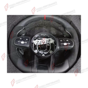 DRY CARBON STEERING WHEEL for MERCEDES-BENZ G-CLASS W464 G550 2019 - 2024

Set includes:
Steering Wheel

Material: Dry Carbon

NOTE: Professional installation is required.